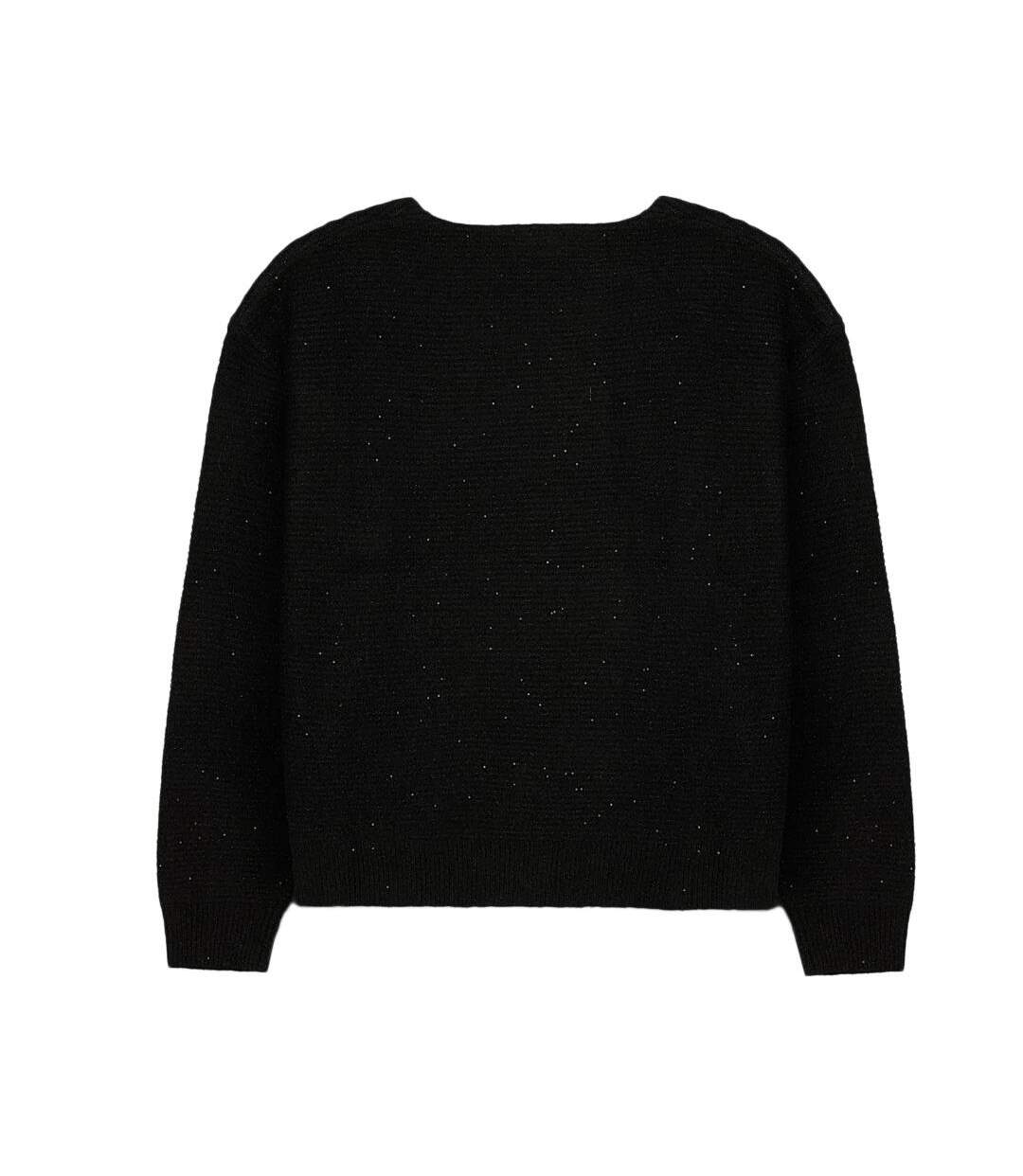 Pull à paillette noir/argenté femme teddy smith prachel-2