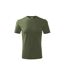 Mens Classic T-shirt Graphite Green Malfini-4