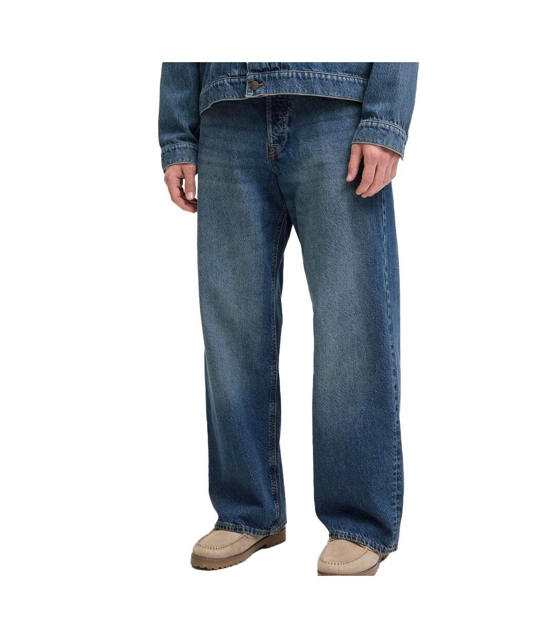 Jean boyfriend bleu homme jack & jones dave-1