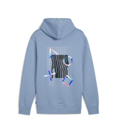 Sweat à capuche bleu homme puma x playstation - l