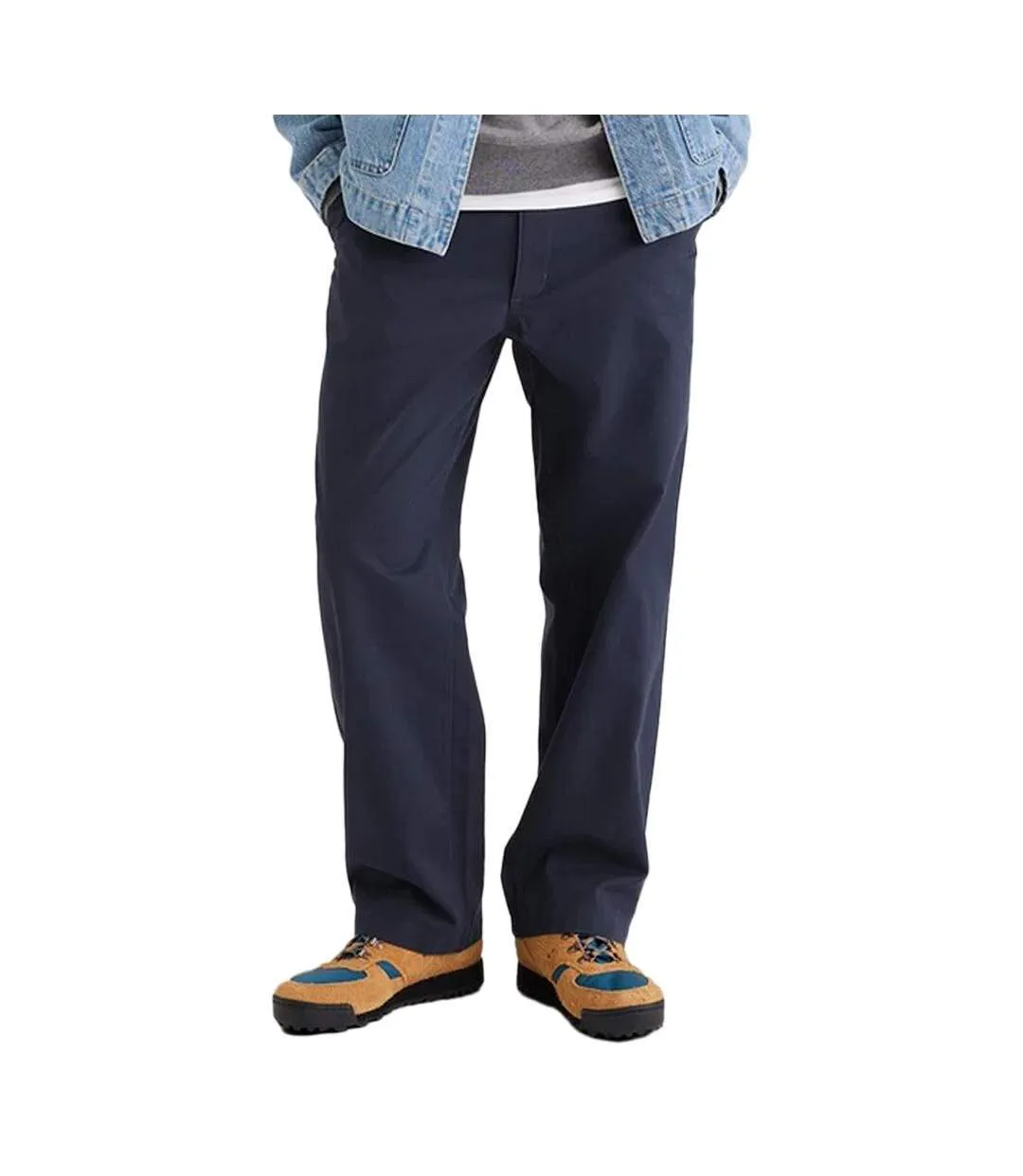 Pantalon en toile marine homme dockers loose-1