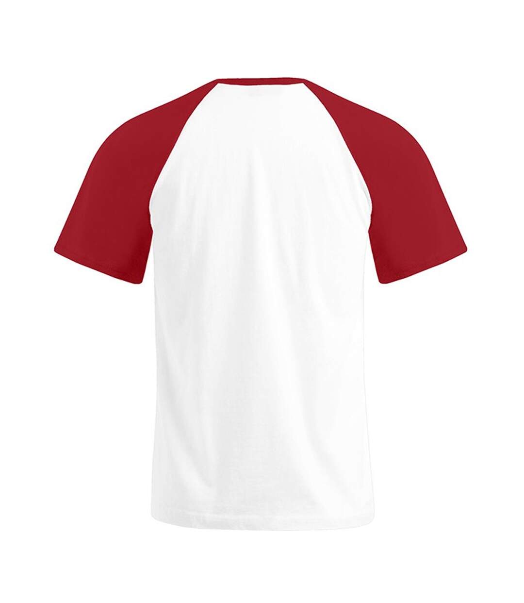 T-shirt Homme Blanc Rouge Promodoro-2