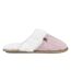 Ladies Cable Knit Faux Fur Thermal Winter Slippers-3