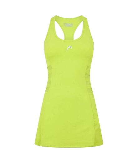 Womens/ladies Eos Slim Tennis Tank Dress Green Head