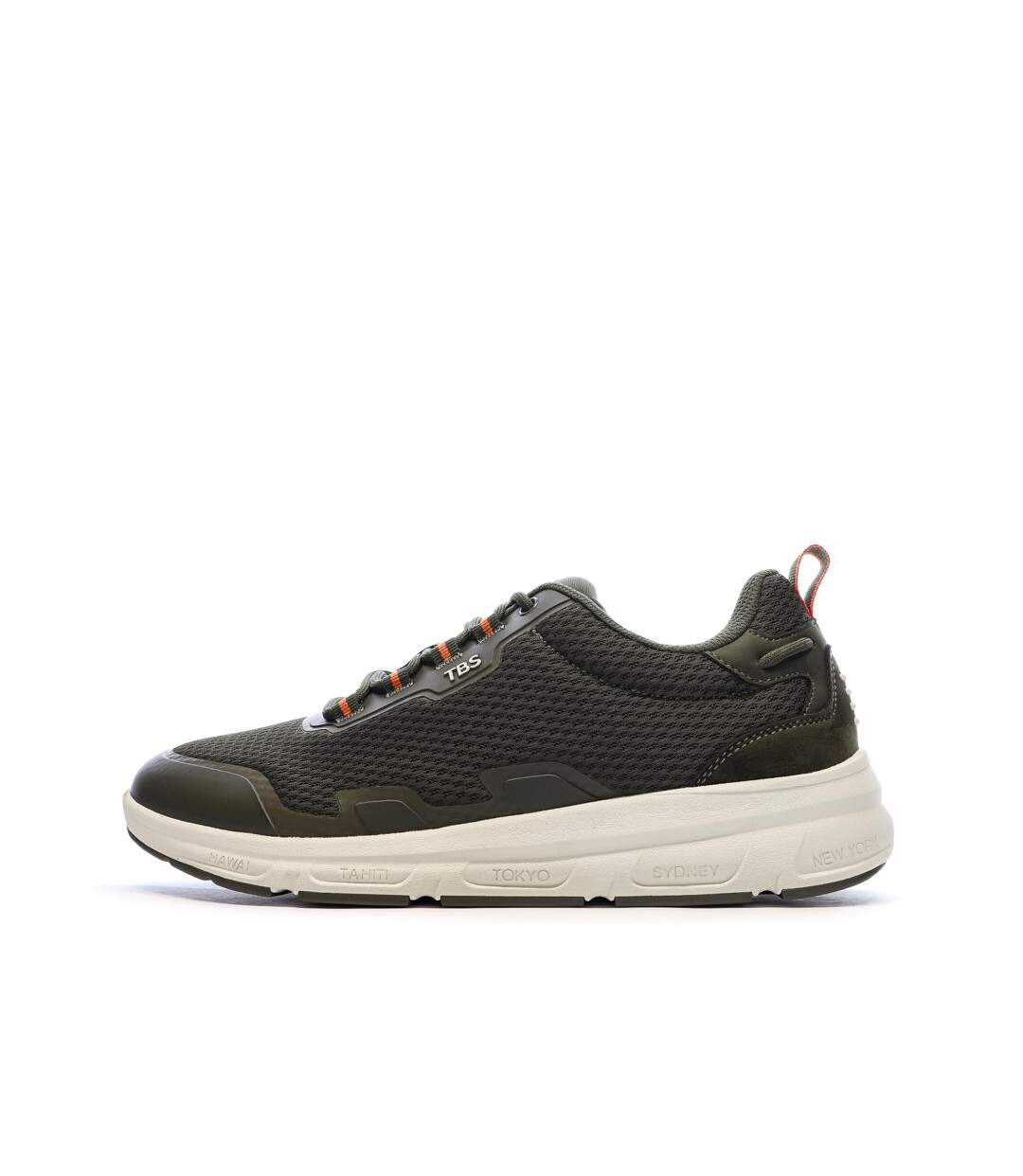 Baskets kaki homme tbs jazz-1