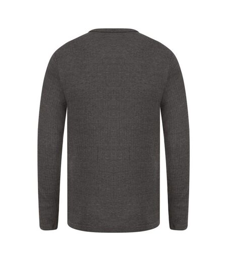 Absolute Apparel Mens Thermal Long Sleeve T-Shirt (Charcoal) - UTAB122