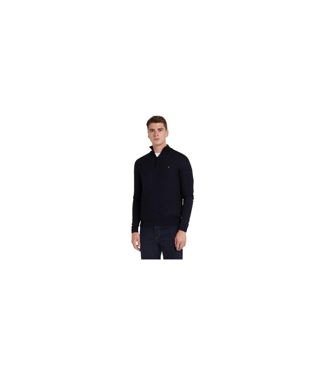 Sweat Homme Vrai Bleu Marine Farah-1