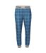 Mens Check Plaid Tracksuit Navy Lonsdale-4