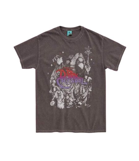 Unisex Adult Eerie Skeksis Vintage Wash T-shirt Black Charcoal Dark Crystal