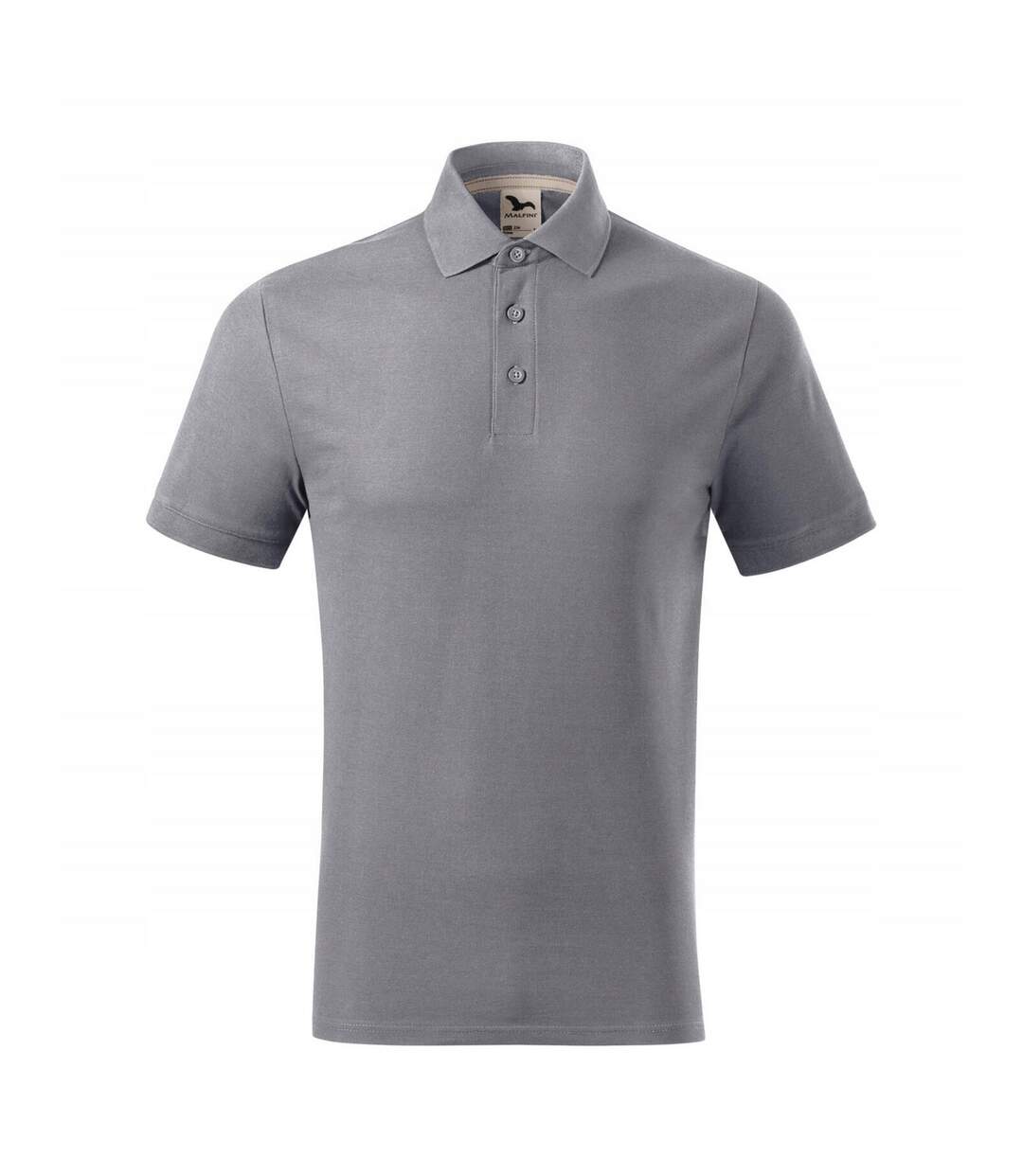 Polo Prime Homme Gris Argenté Malfini-1