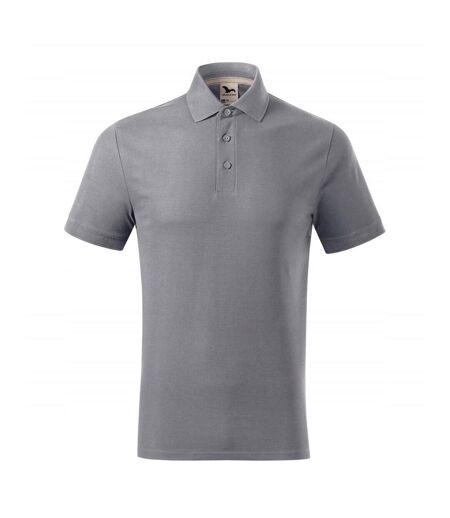 Polo Prime Homme Gris Argenté Malfini