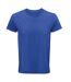 Mens Crusader Organic T-shirt Royal Blue SOLS-2