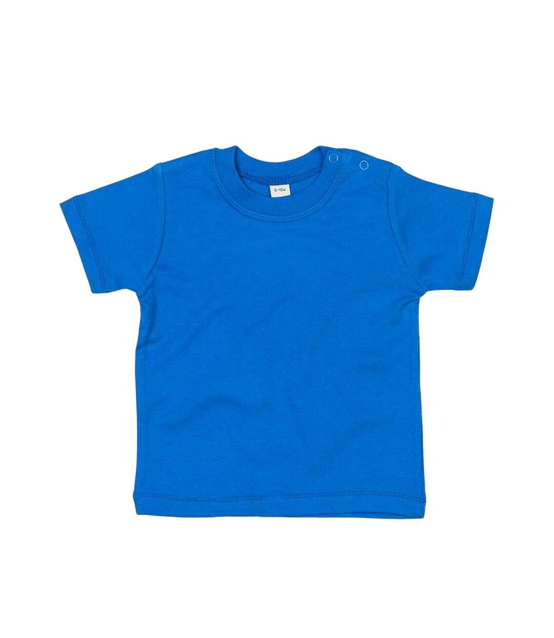 T-shirt bébé bleu cobalt Babybugz-1