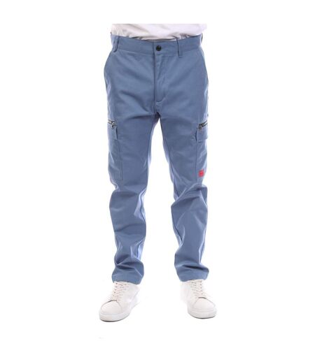 Mens Gilan231d Cargo Trousers Blue Hugo