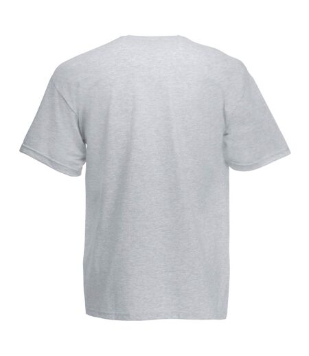 Fruit Of The Loom Mens Heavy Weight Belcoro® Cotton Short Sleeve T-Shirt (Heather Grey) - UTBC350