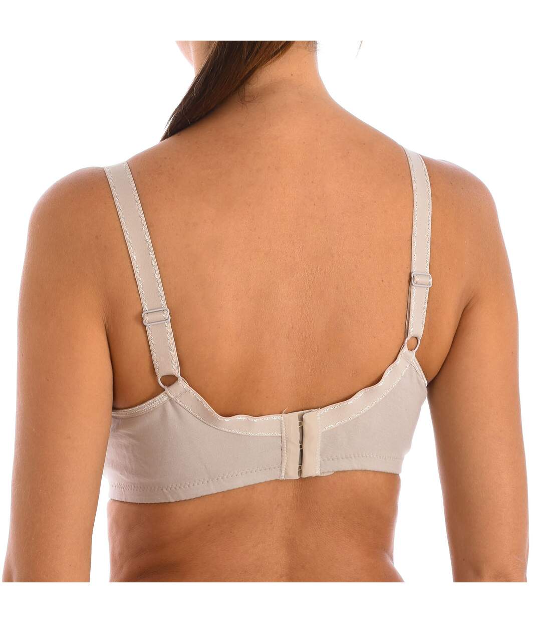 Cotton bra with underwire for women, PATRICIA model. Natural support, softness and daily comfort.