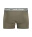 Lot De 3  Boxers Motif/style Uni Homme Gris Kaki Jack And Jones-3