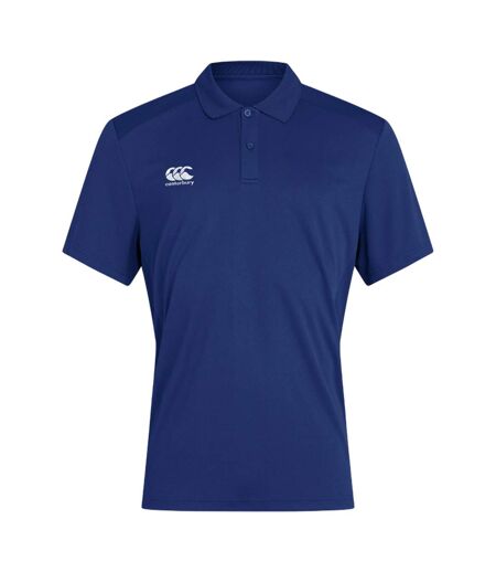 Mens Club Dry Polo Shirt Royal Blue Canterbury