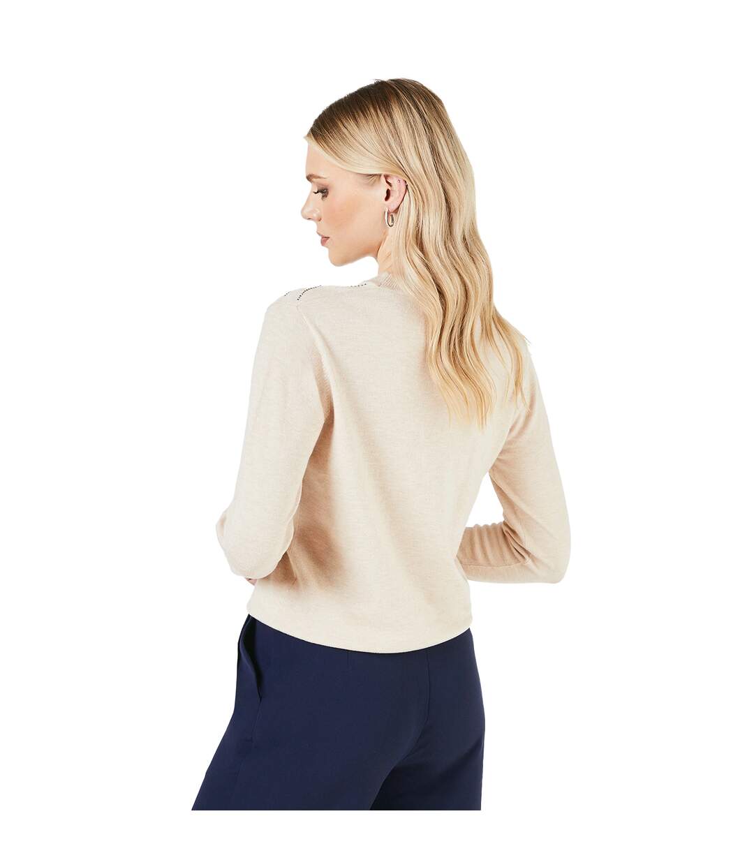 Pull hotfix femme beige gris Principles Principles