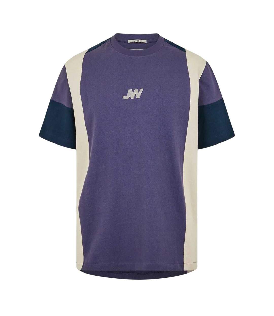 T-shirt Motif/style Blocs De Couleurs Homme Encre Bleue Jack Wills-2