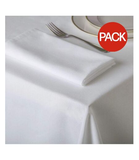 Belledorm Amalfi Napkins (Pack Of 4) (White) (One Size) - UTBM174