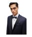 Mens Pin Dot Silk Tie & Pocket Square Set One Size Dark Blue Boss-1