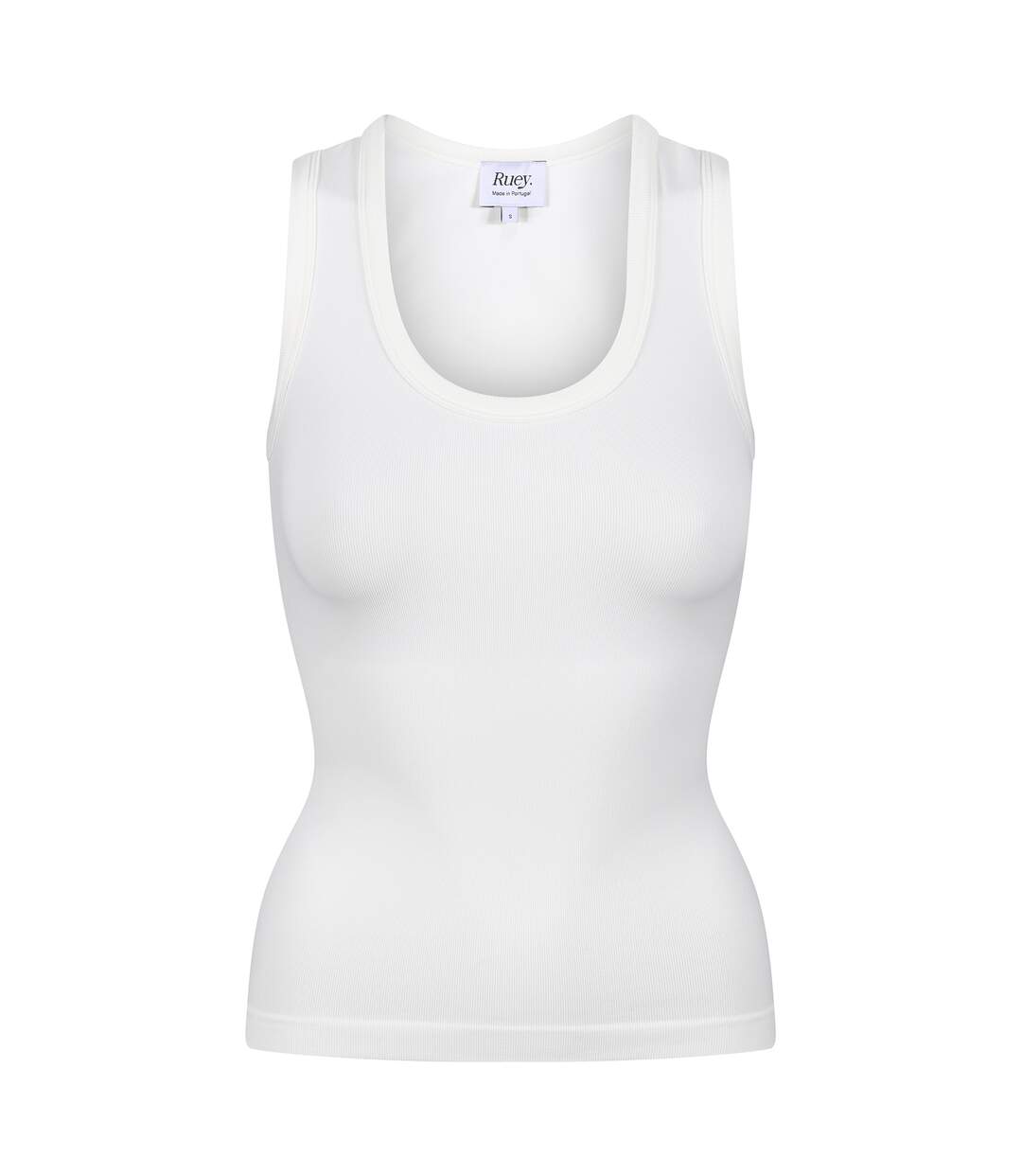 Ruey - Débardeur femme Essentials col rond sculptant recyclé stretch-1