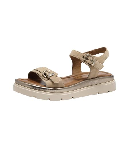 Sandales Compensé Cuir Tamaris