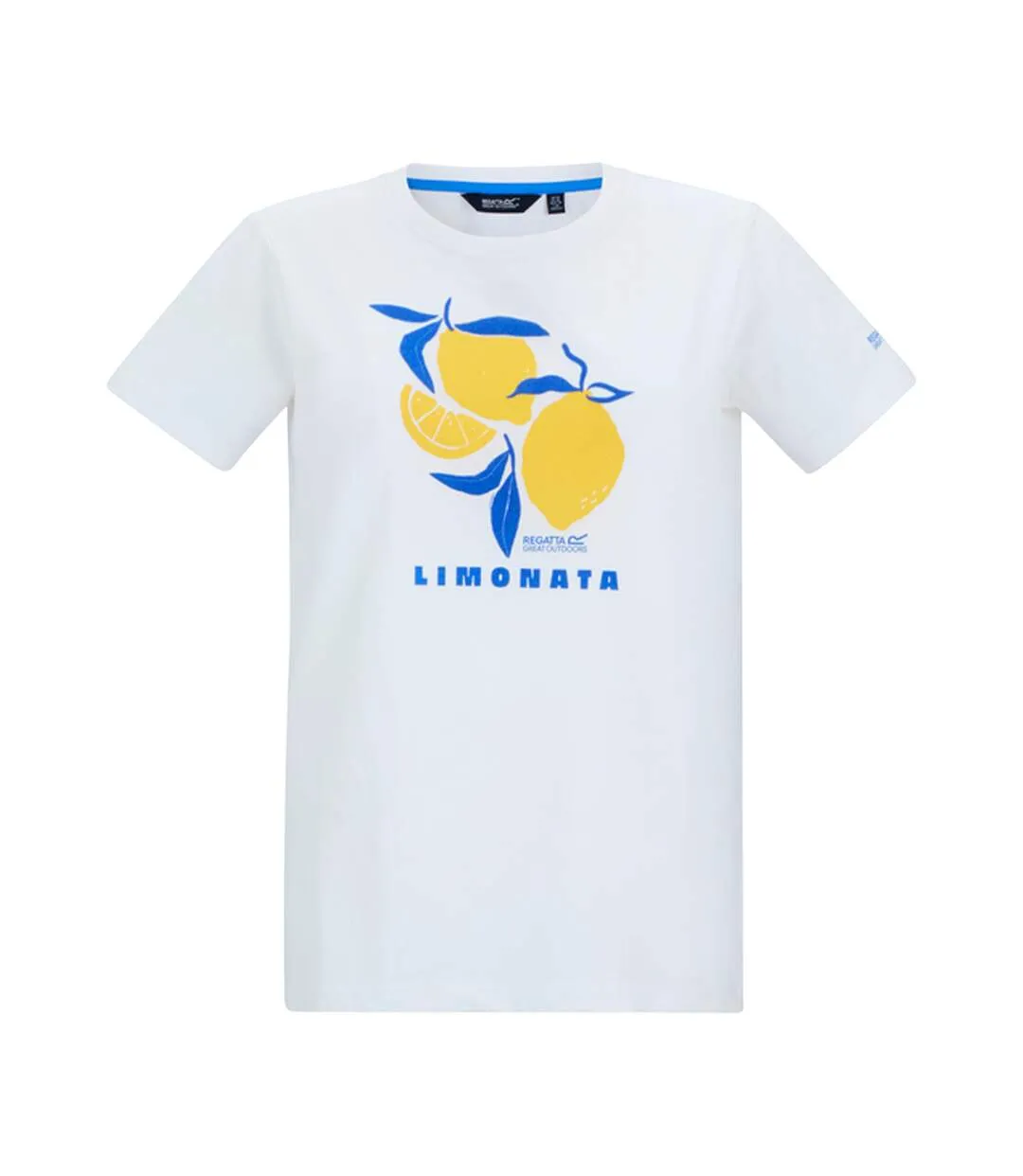 Womens/ladies Filandra Vx Limonata Lemon T-shirt White Regatta-2
