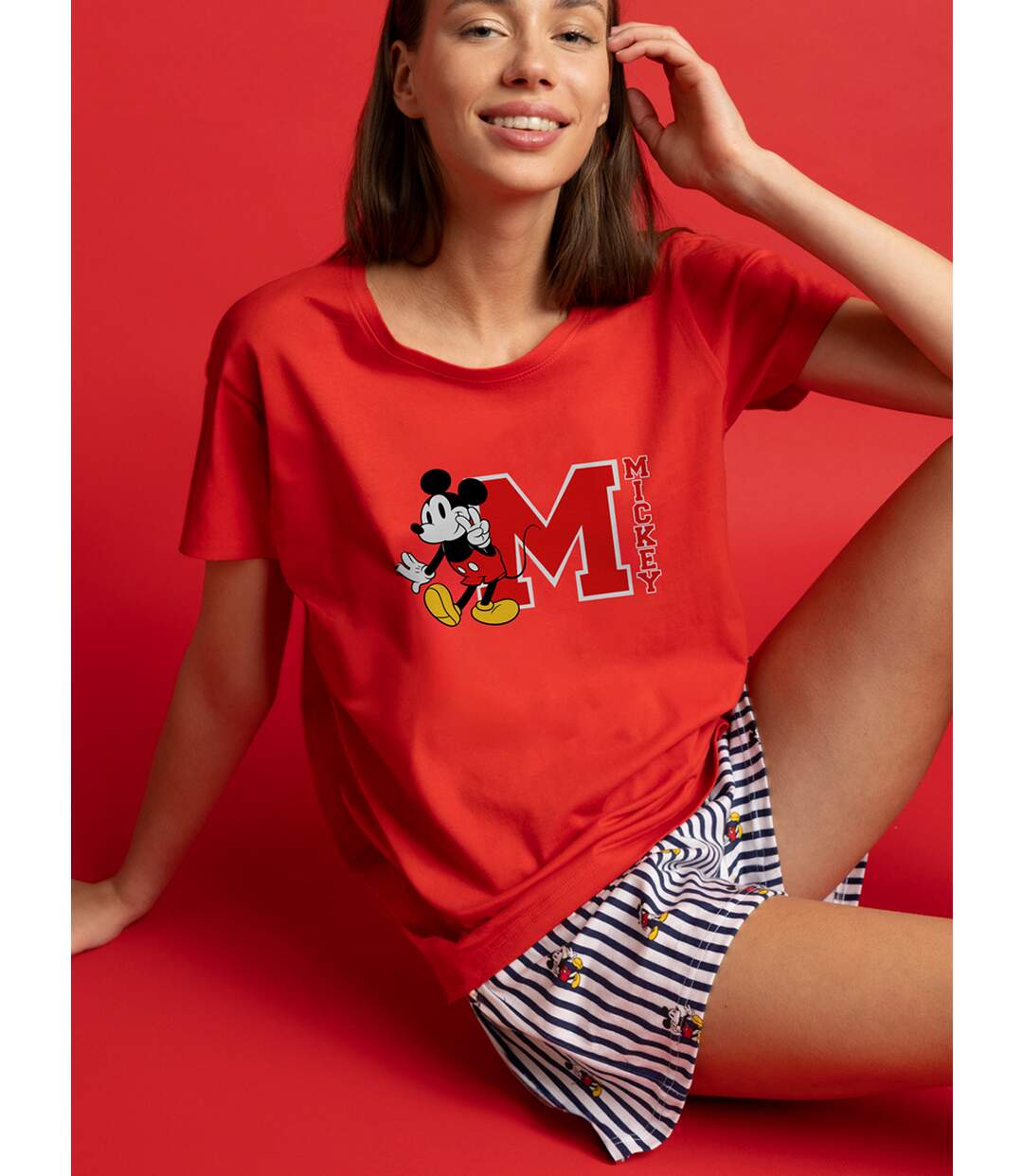 Pyjama short t-shirt Mickey NY Summer Disney Admas-3