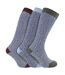 Sock Snob - 3 paires de chaussettes femme extra longues en laine douce et chaude-3