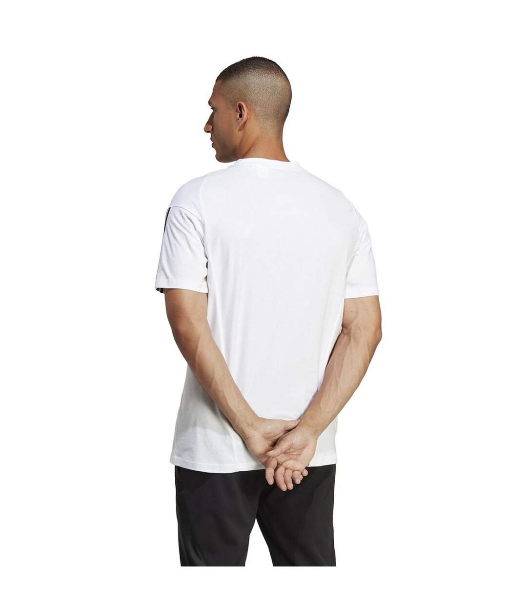 T-shirt Tiro Competition Homme Blanc Adidas-3