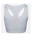 AWDis Just Cool Womens/Ladies Girlie Sports Crop Top (Arctic White)