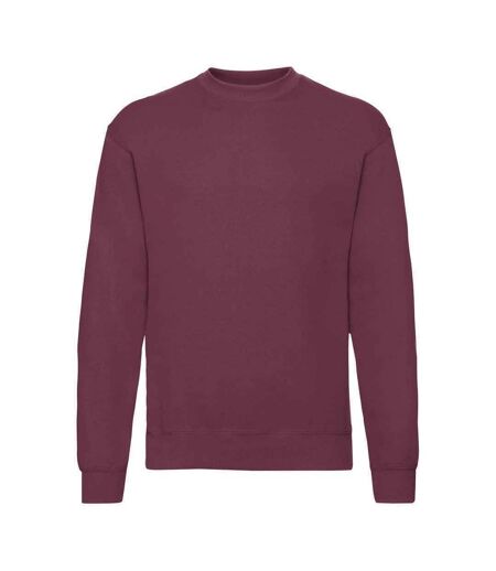 Sweat classic adulte bordeaux Fruit of the Loom