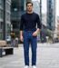 CHALLENGER MACK2 — Jean poche biais bleu stone : le confort denim au quotidien-4