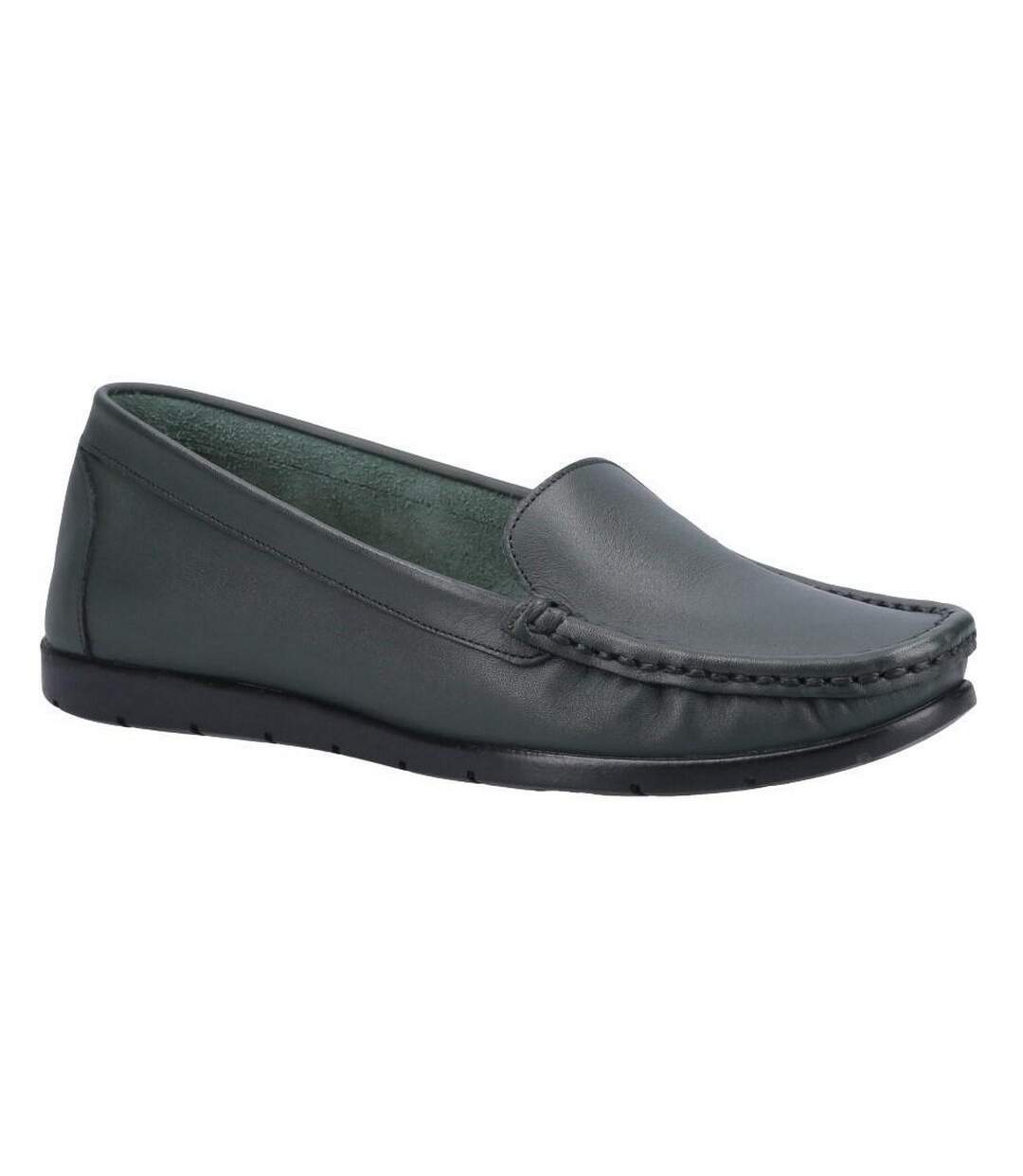 Mocassins tiggy femme vert Fleet & Foster