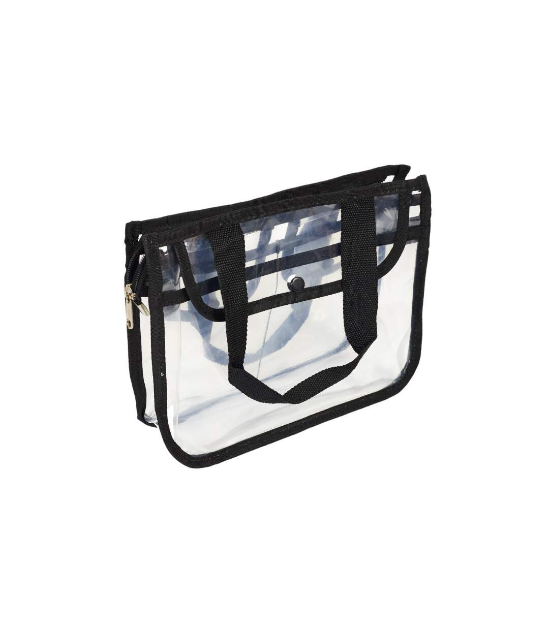 Trousse de Toilette Vanity 27cm Transparent & Noir-2