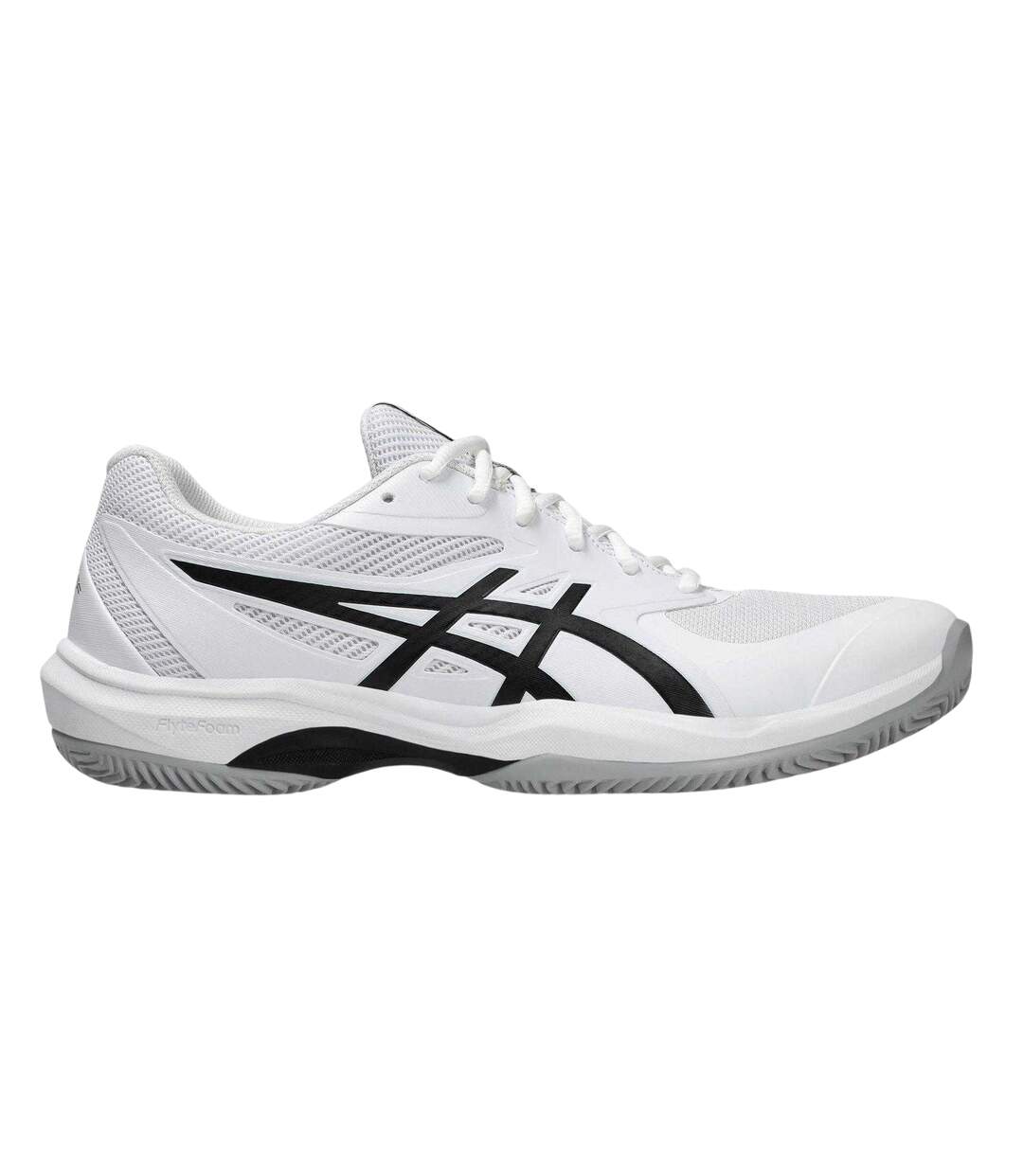 Mens Ff Clay/oc Tennis Shoes White Black Asics-1