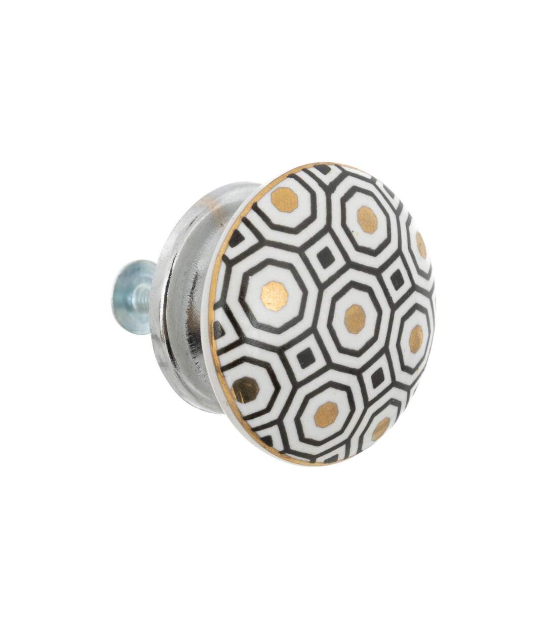 Lot de 2 Boutons de Meuble Arianna 4cm Blanc-2