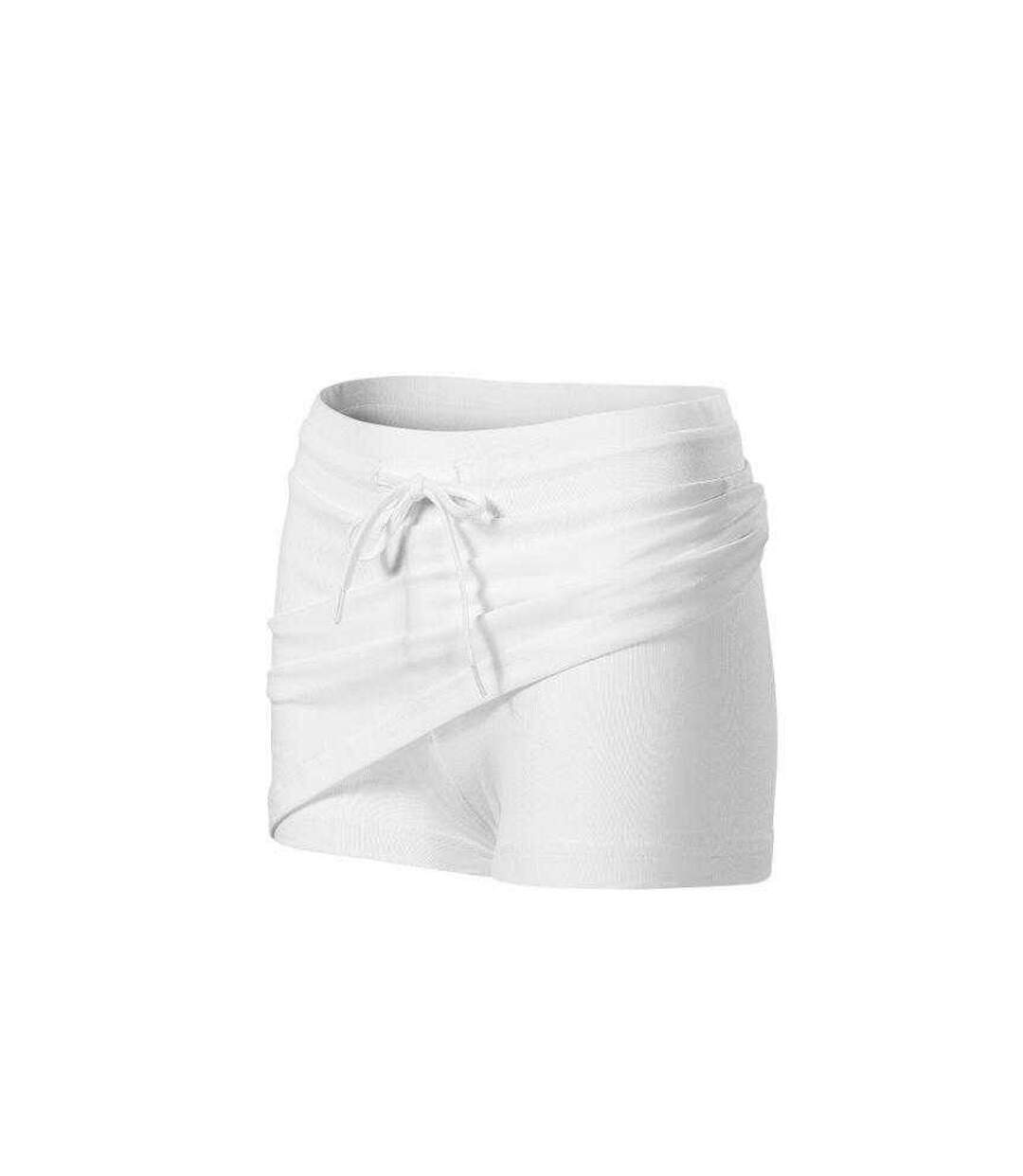 Mini Jupe Femme Blanc Malfini-3