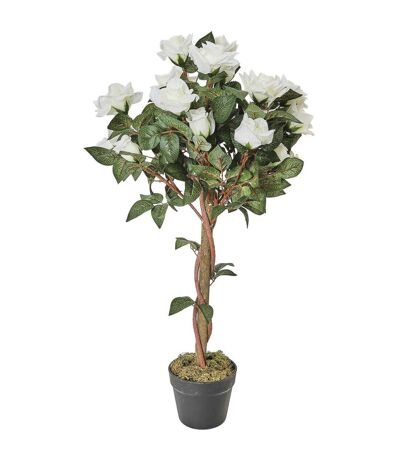 Rosier artificiel en pot 90 cm