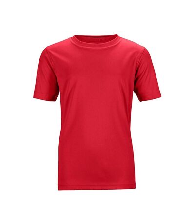 James and Nicholson - T-shirt ACTIVE - Enfant (Rouge) - UTFU100
