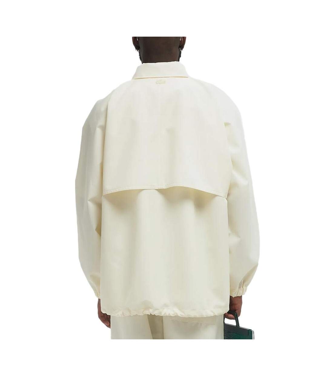 Veste jaune pâle homme lacoste runway twill-2