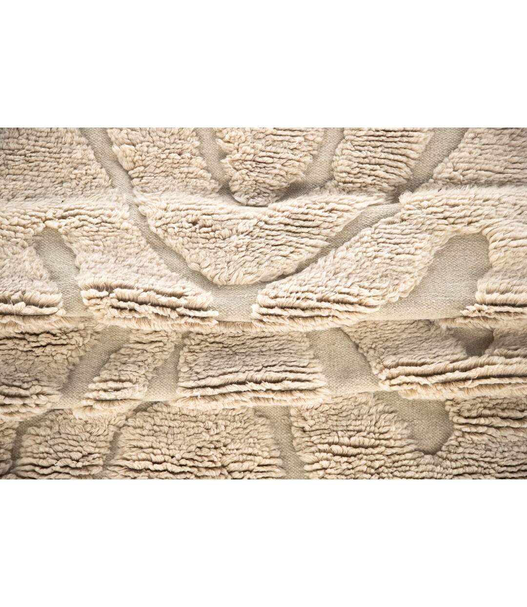 Tapis Déco en Laine Trondheim x Josefin 202x300cm Beige-3
