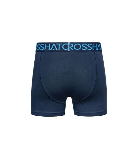 Pack Of 3  Mens Chasma Boxer Shorts  Navy Crosshatch