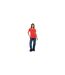T-shirt Motif/style Uni Femme Rouge Vif Brave Soul-1