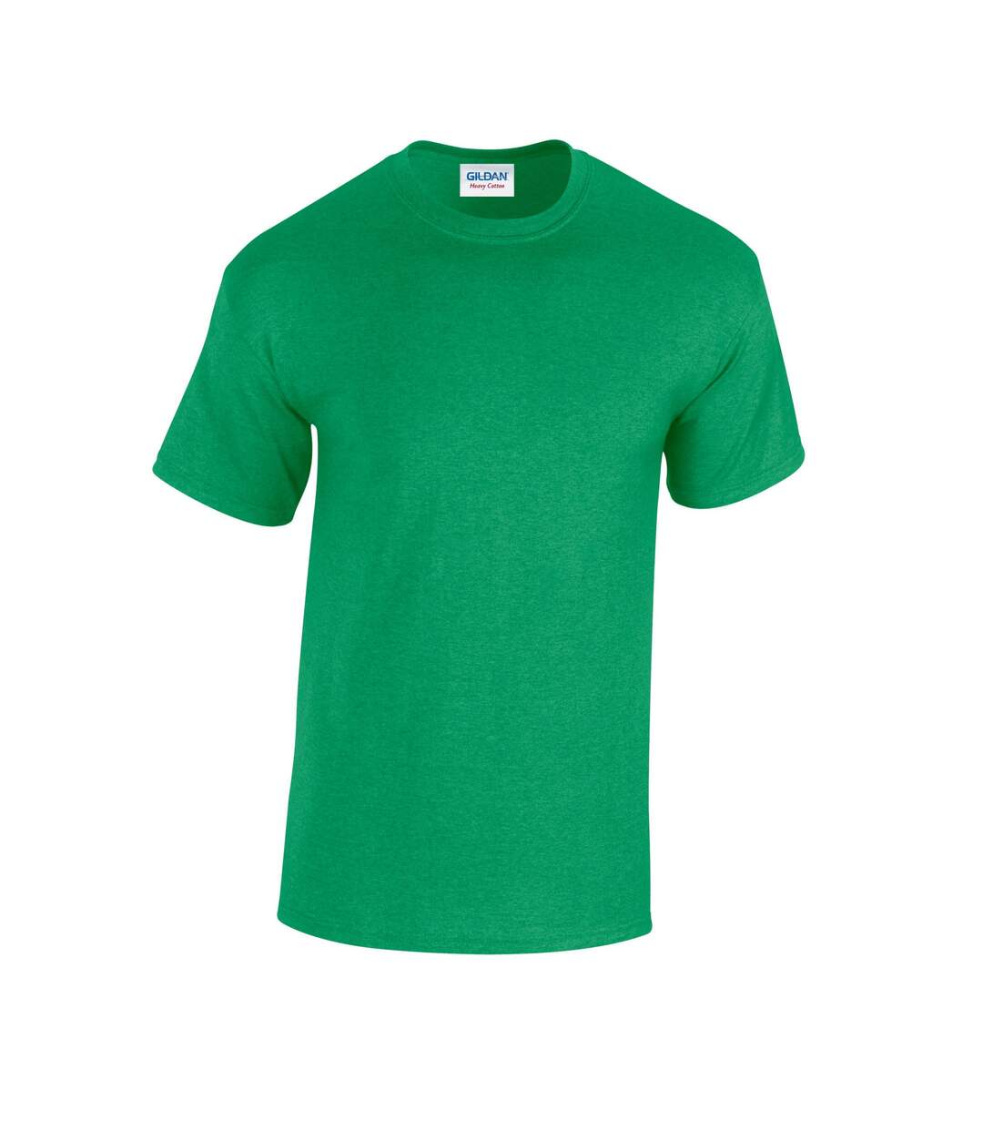 T-shirt Heavy Cotton Homme Vert Vif Chiné Gildan-1