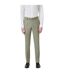Pantalon Habillé Homme Vert Kaki Twisted Tailor-2