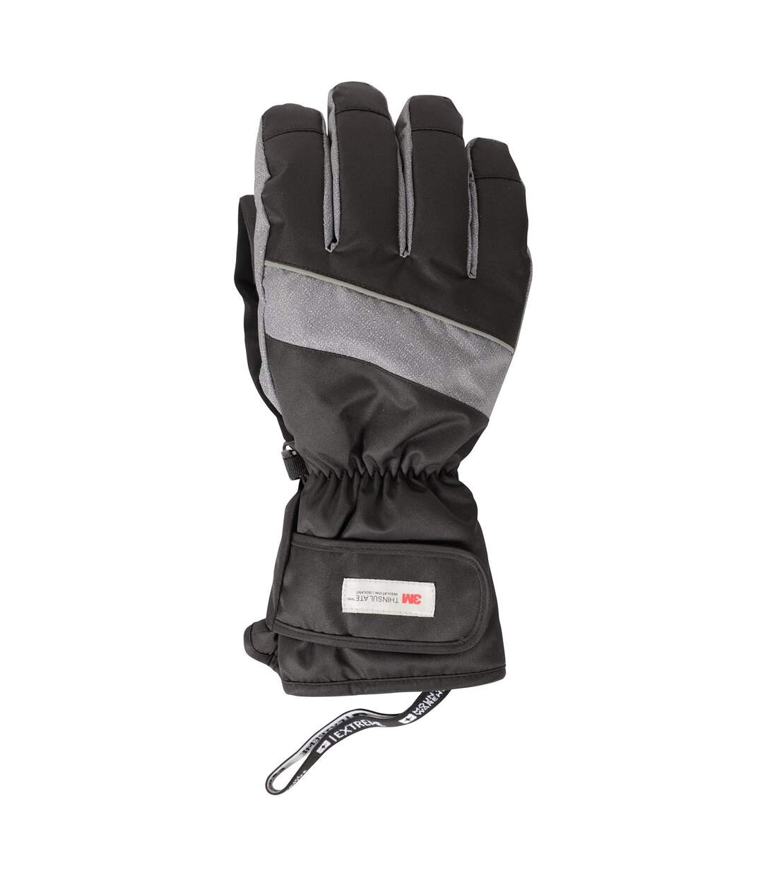 Gants de ski homme gris / noir Mountain Warehouse-1