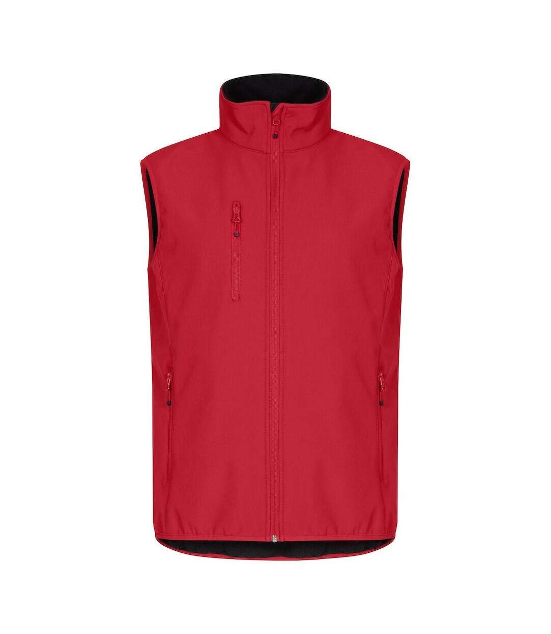 Mens classic soft shell jacket red Clique-1